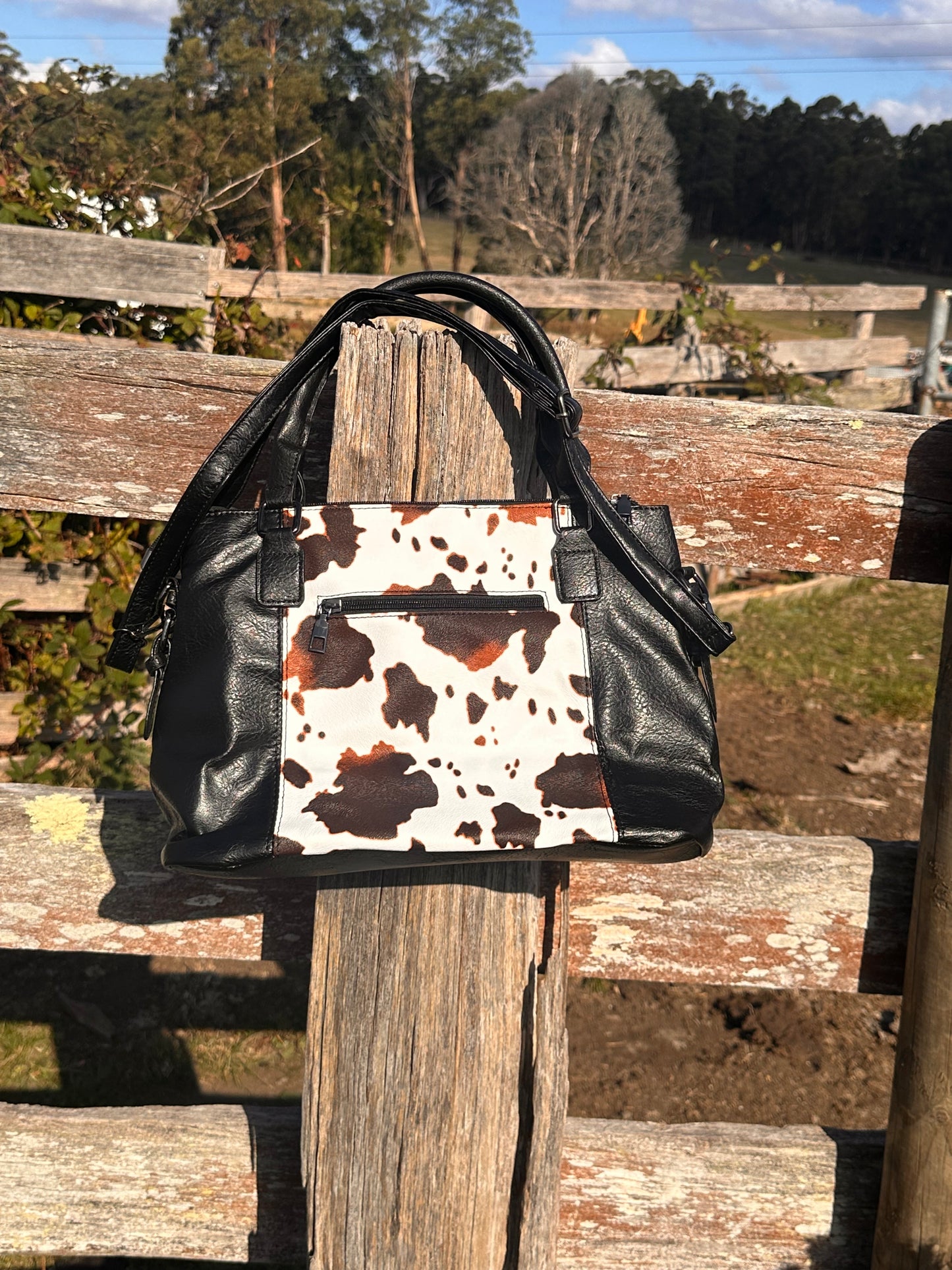 BB’s Country - Cow Print Shoulder Bag
