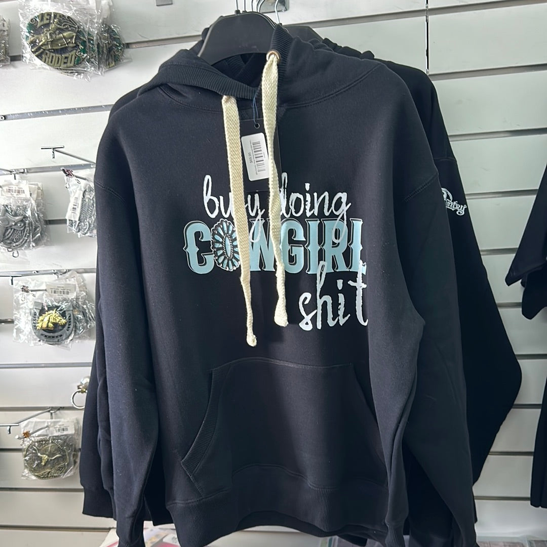 BB’s Country - Busy Doing Cowgirl Shit Heavy Weight Hoodie