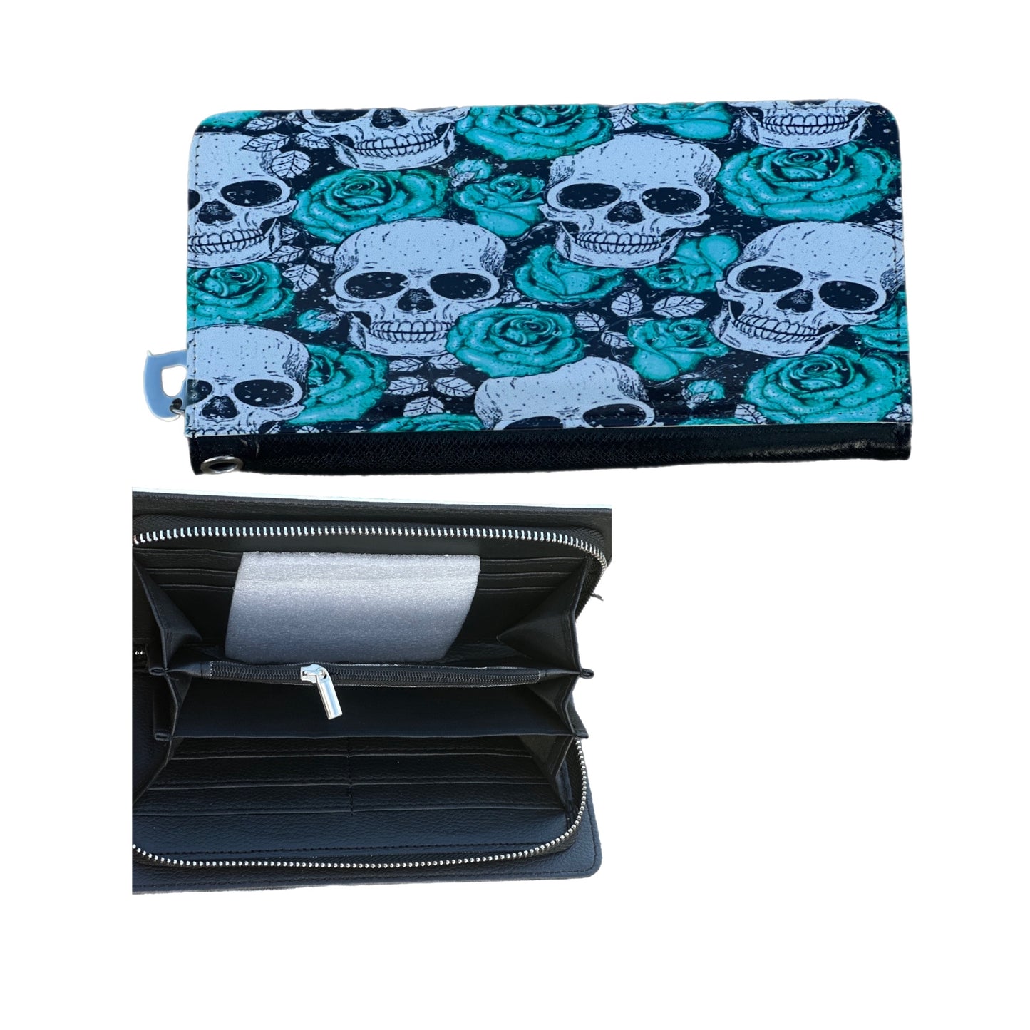 Ladies Wallet - Aztec Skulls