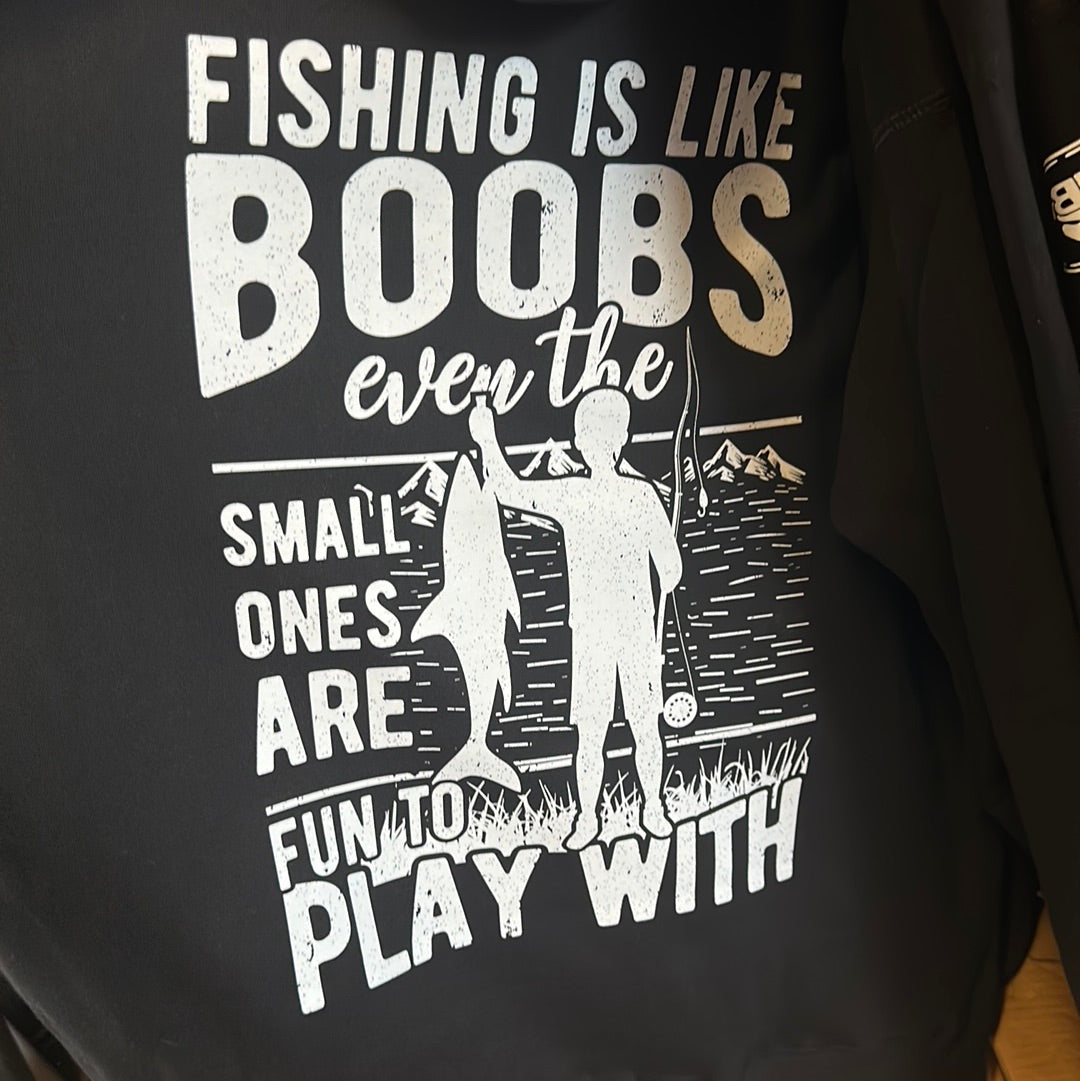 BB’s Country - Fishing Is Like Boobs Heavy Weight Hoodie