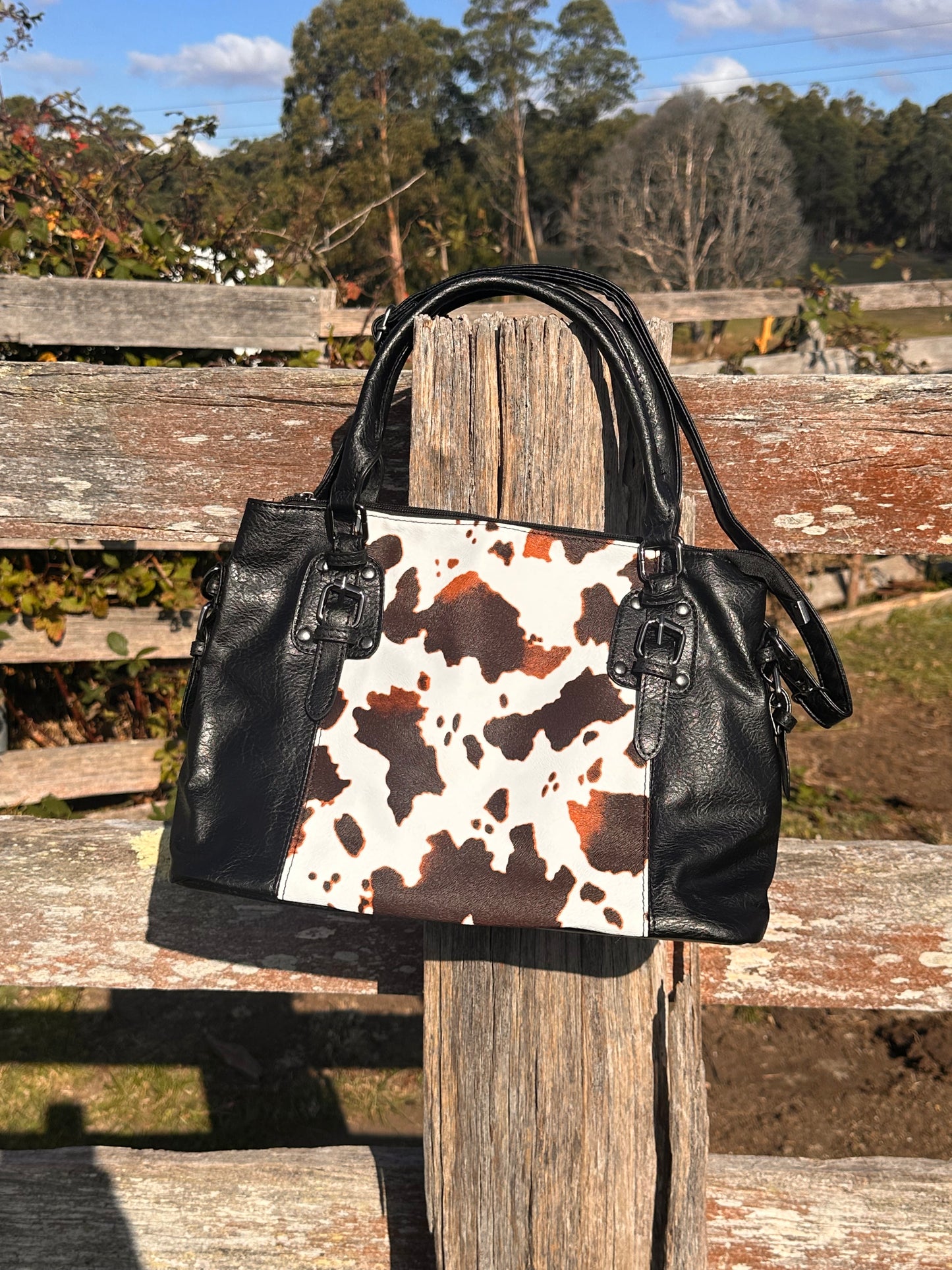 BB’s Country - Cow Print Shoulder Bag