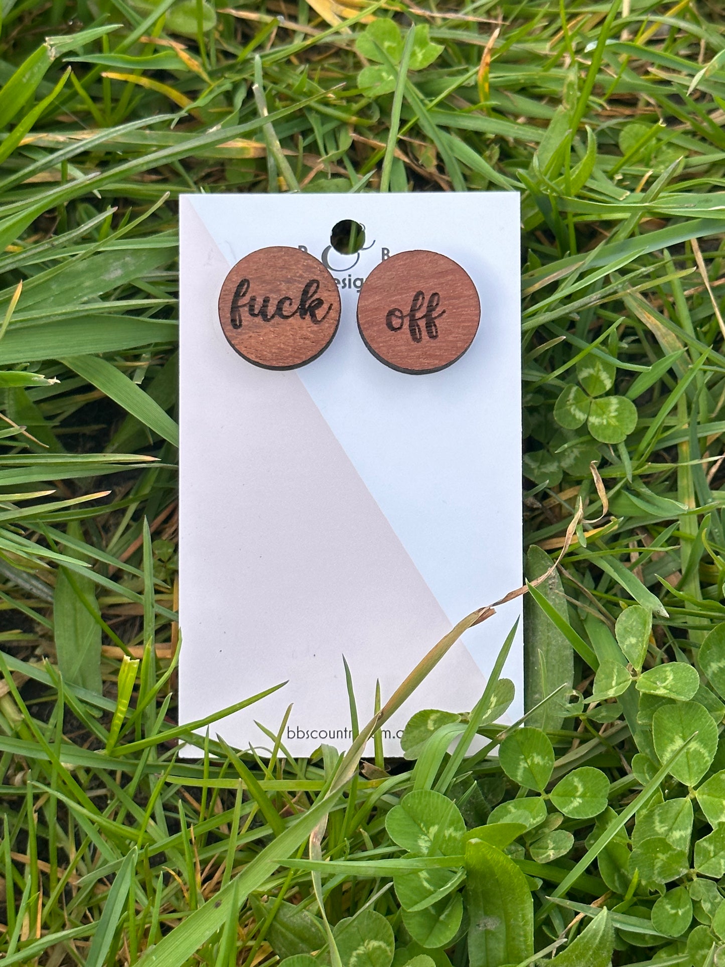 Earring - Fk Off Stud