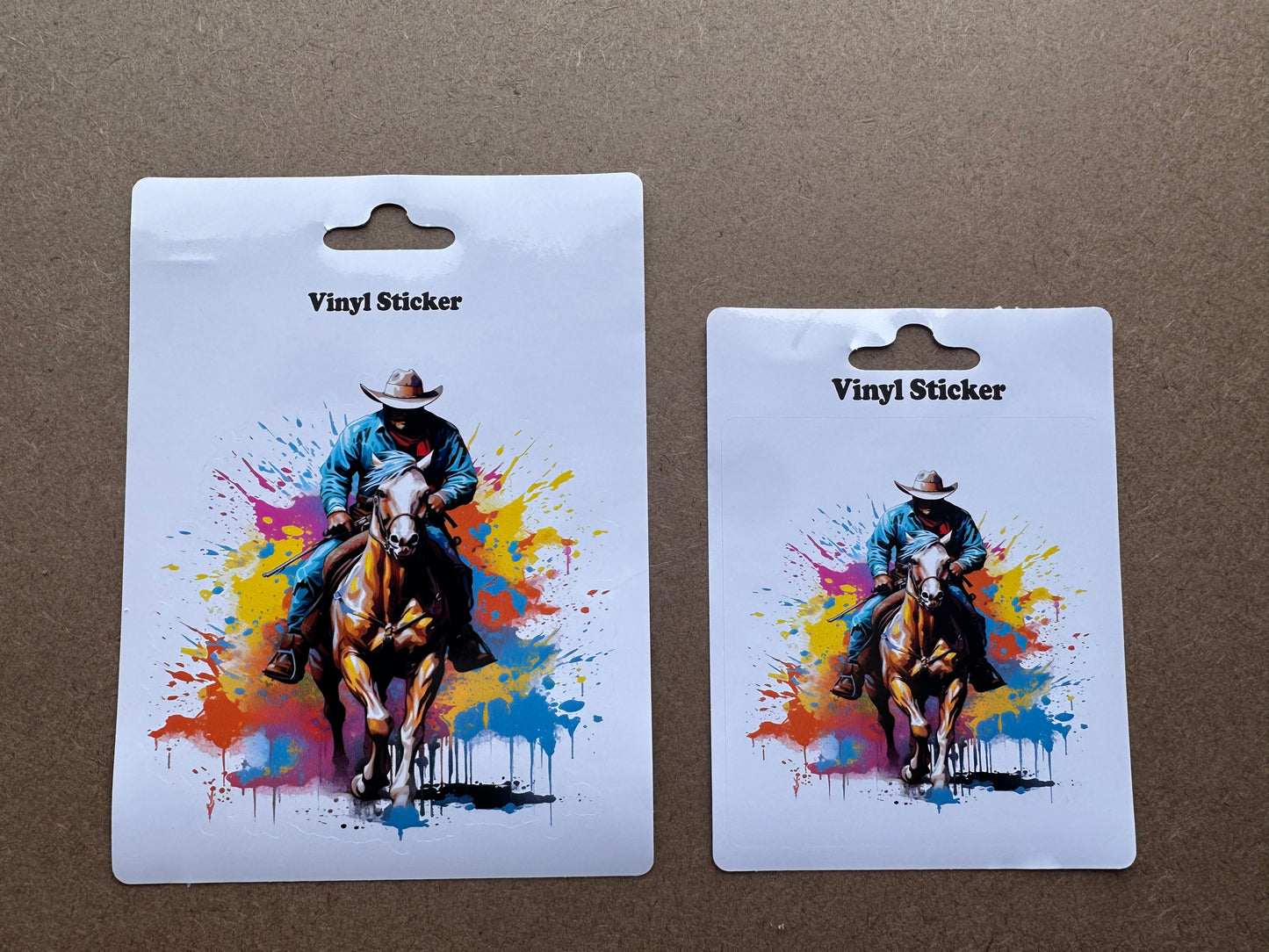 Sticker - Water Colour Cowboy