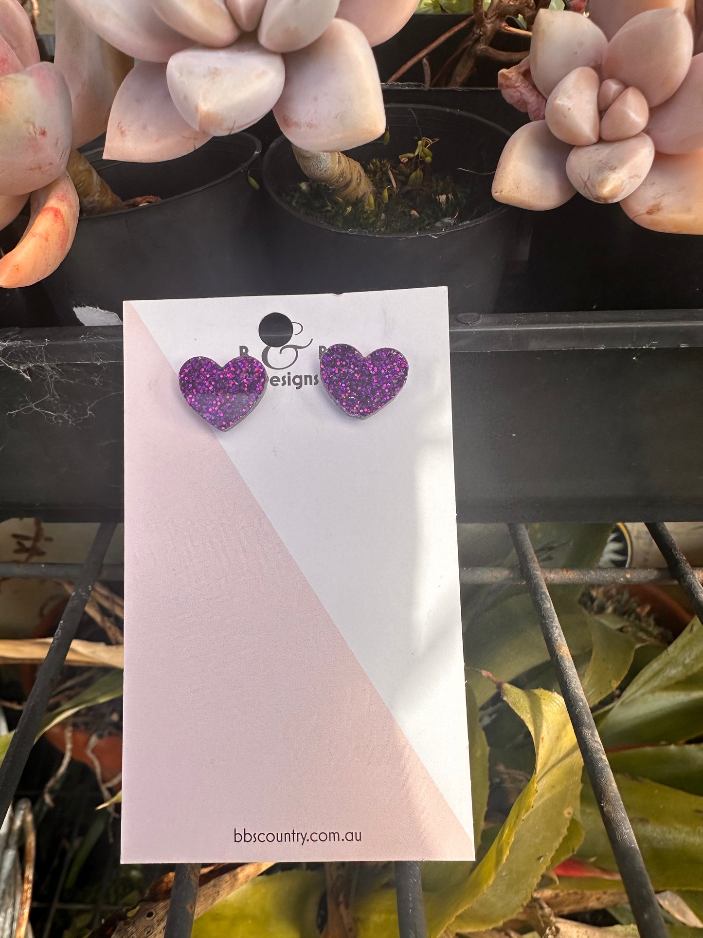 * NEW STYLE* - BB’s Country -Heart Stud