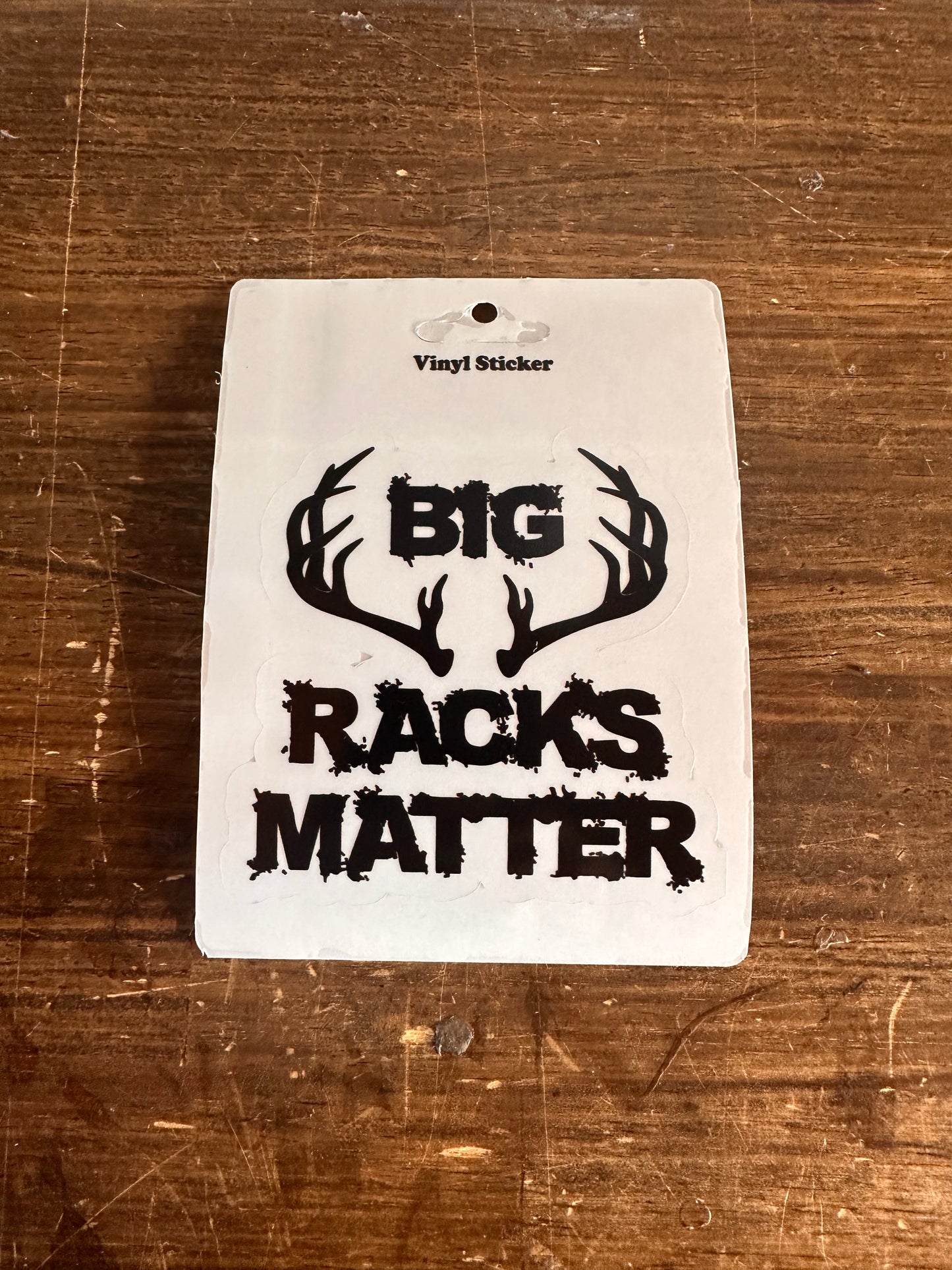 Big Racks Matter Clear Sticker