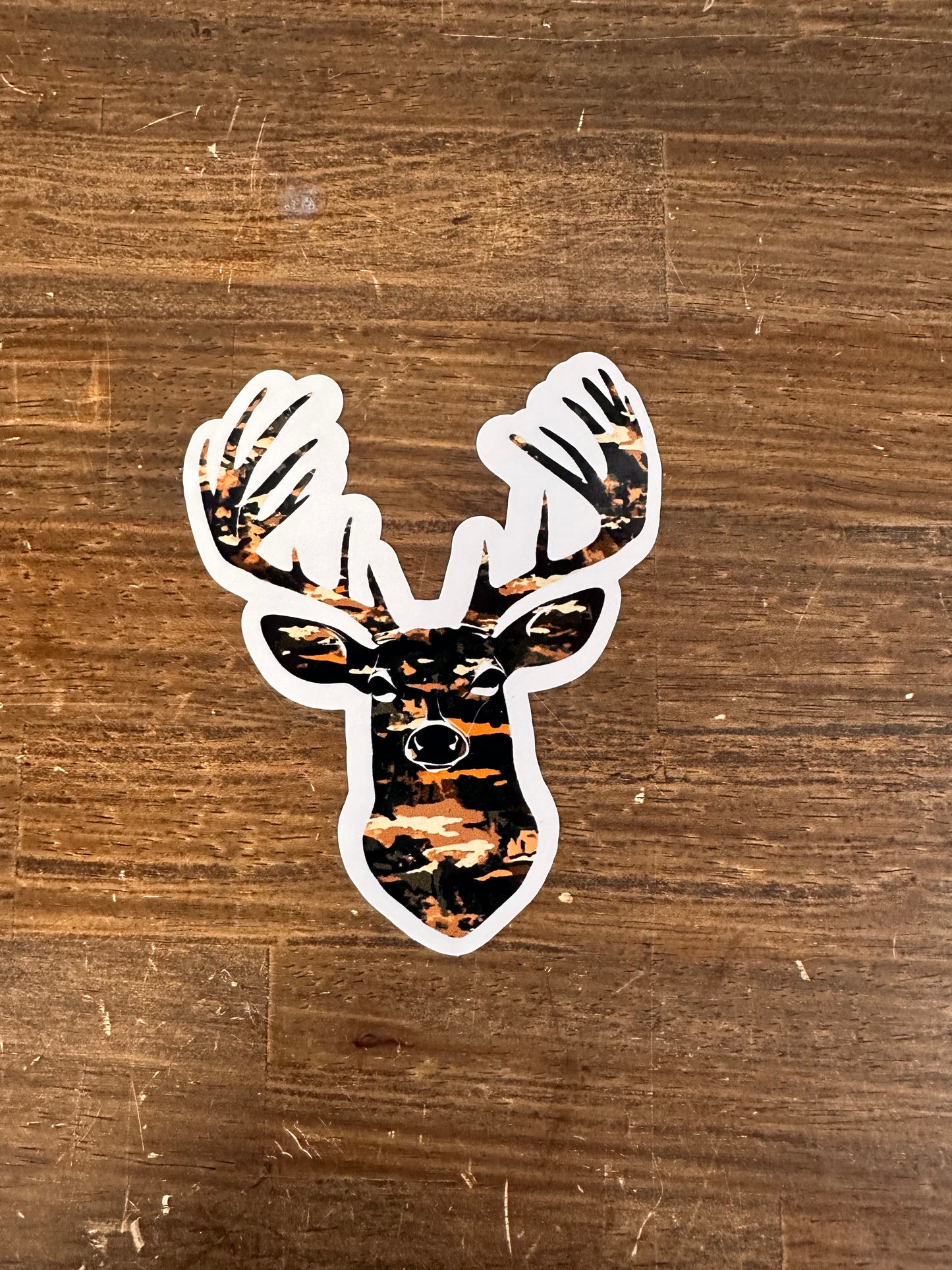 Camo Deer Sticker