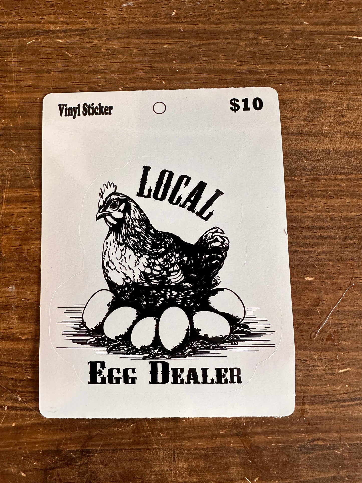 Local Egg Dealer Sticker