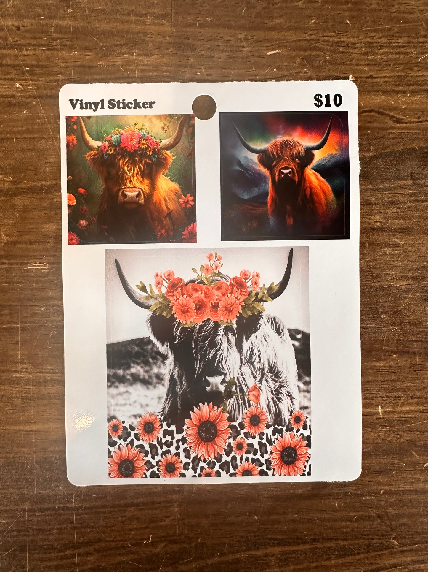 Highland Cow Set Of 3