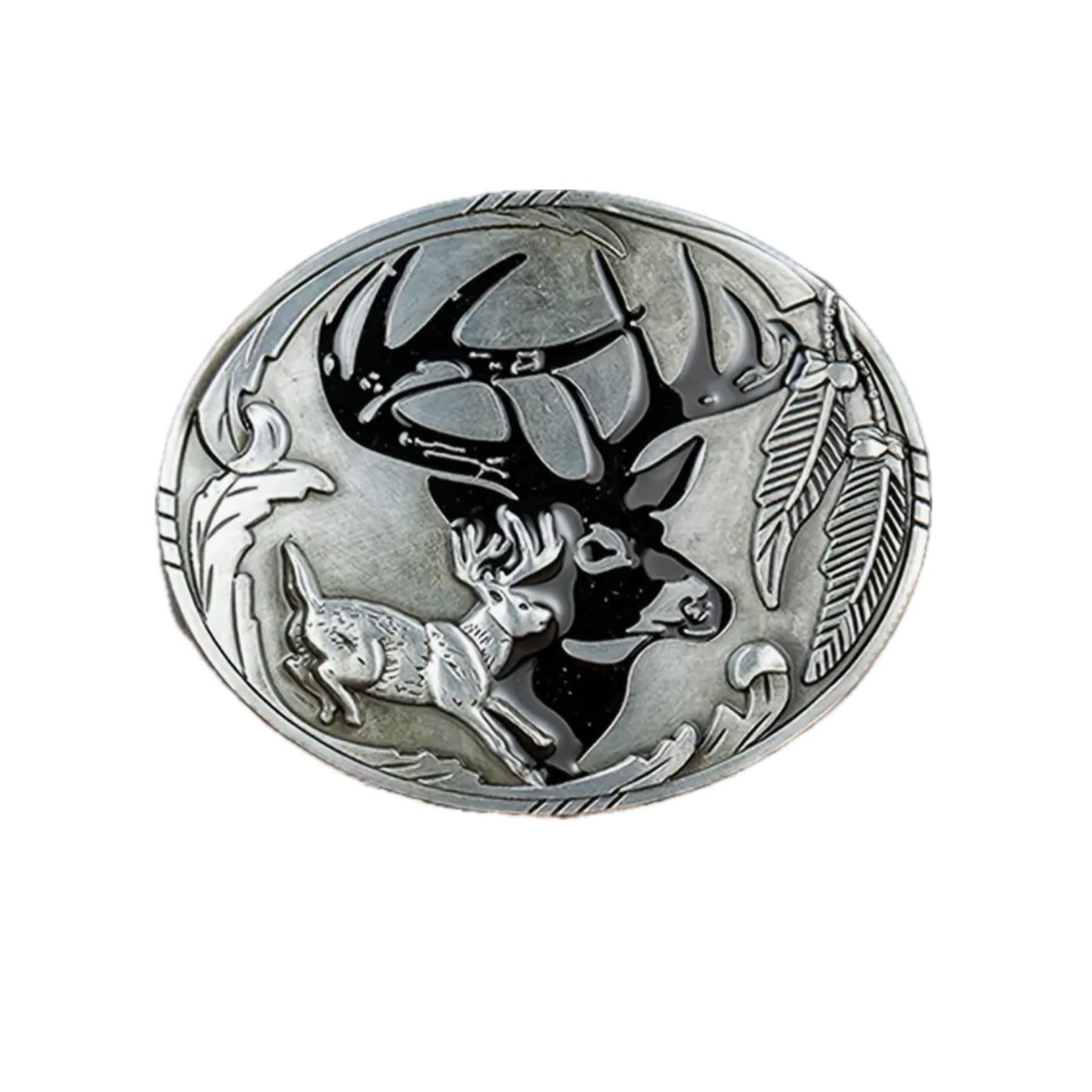 Belt Buckle - Deers