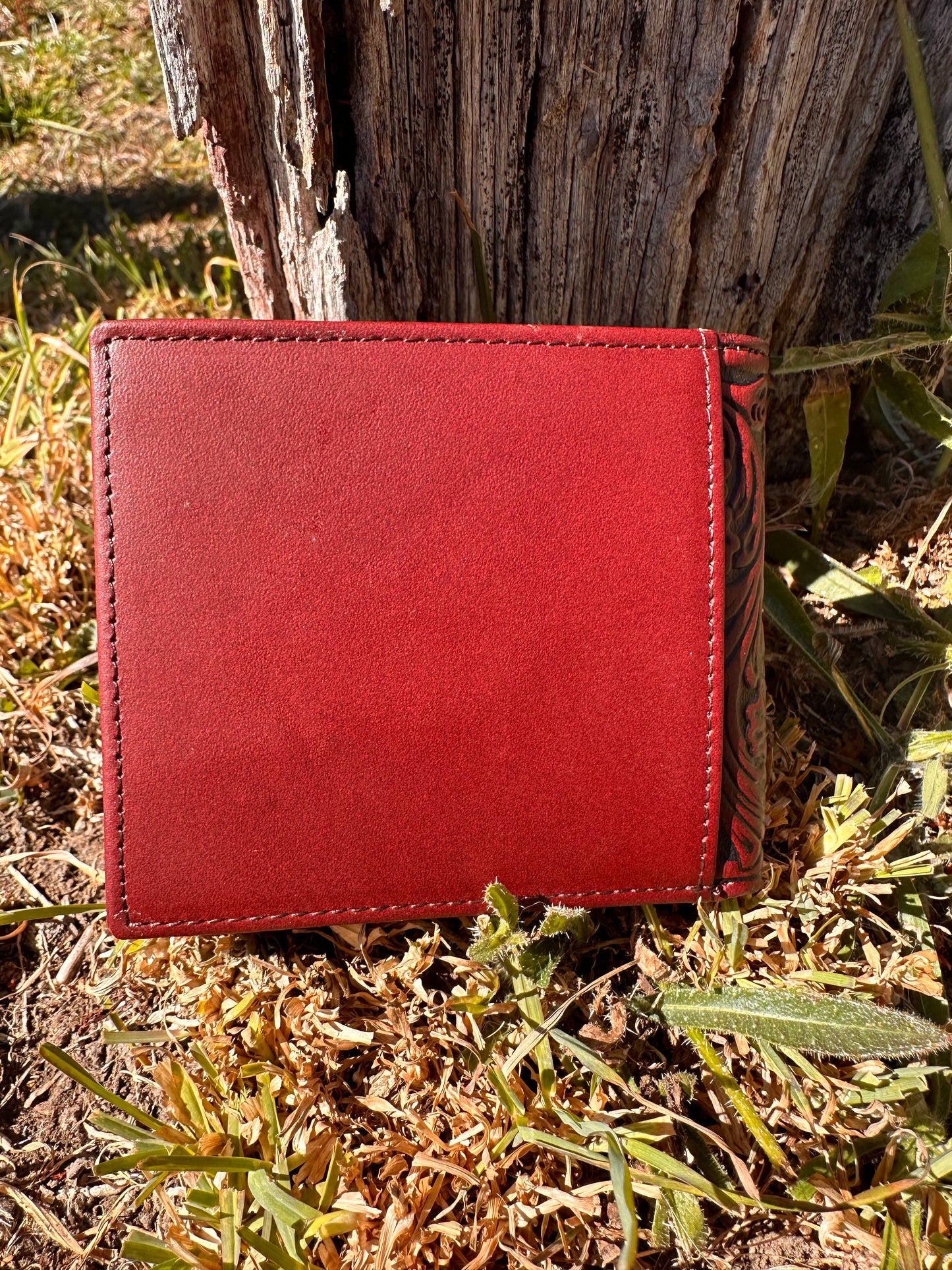 Wallet - Longhorn Burgundy