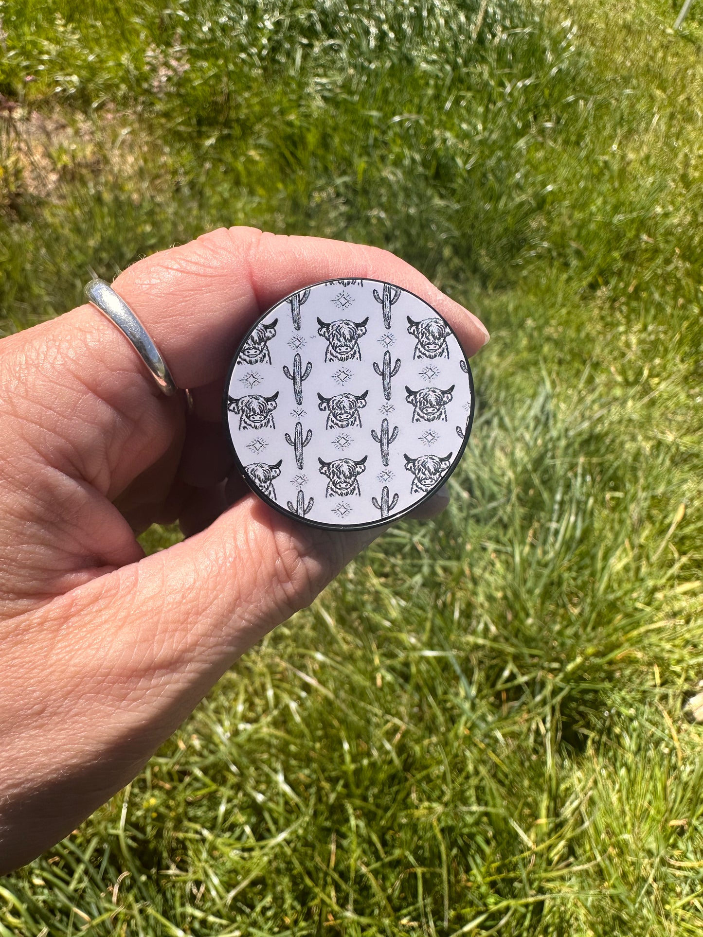 Highland Cow - Pop Socket