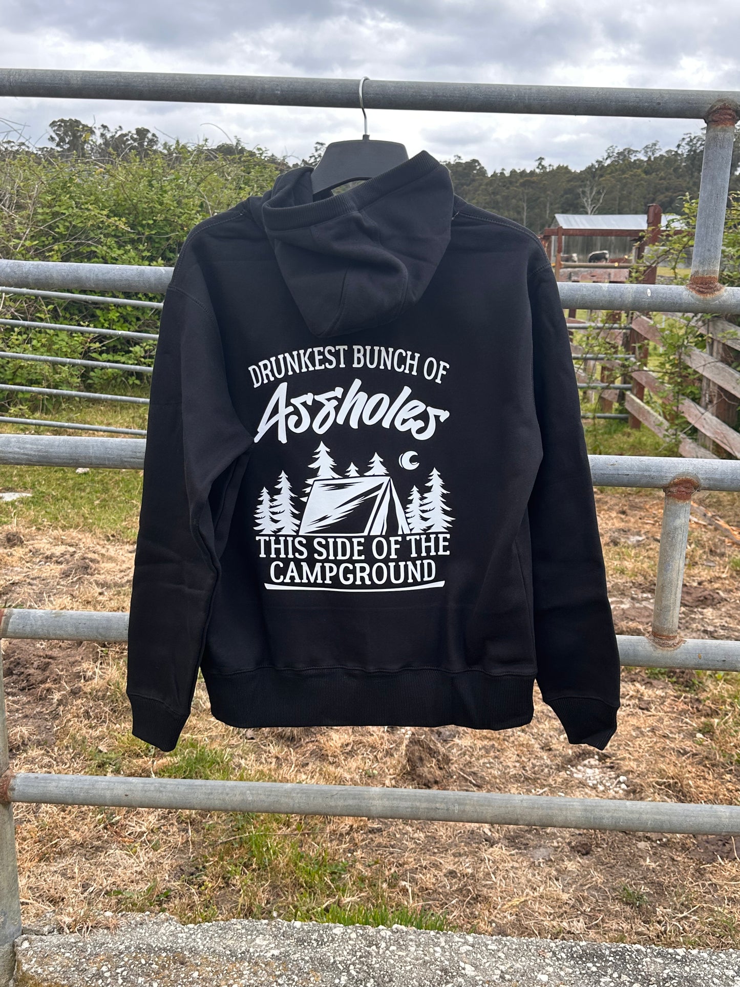 BB’s Country- Unisex Heavy Weight Hoodie Drunkest Bunch Of Assholes