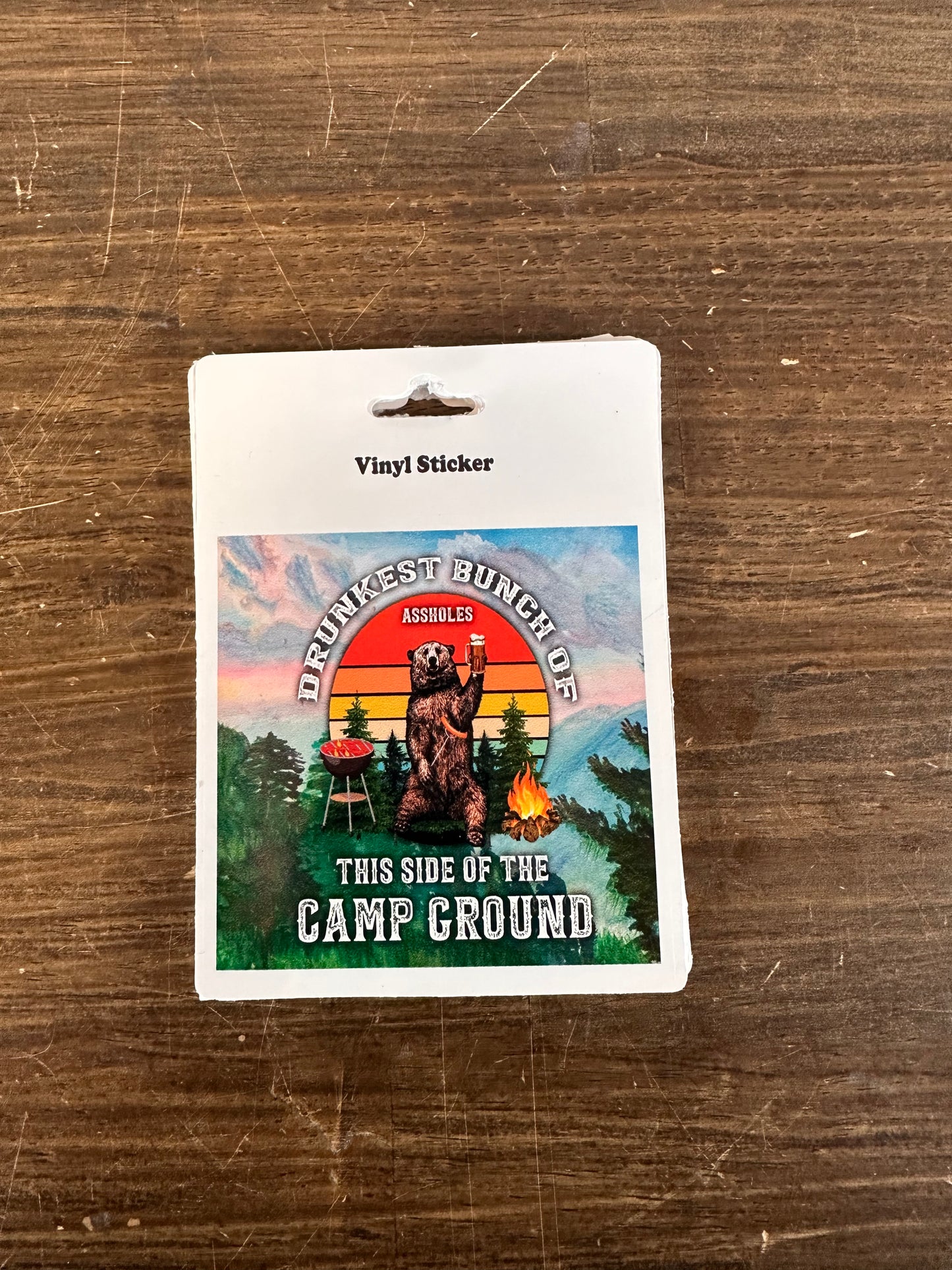 Sticker - Drinkest Bunch Of *** This Side Of The Campground