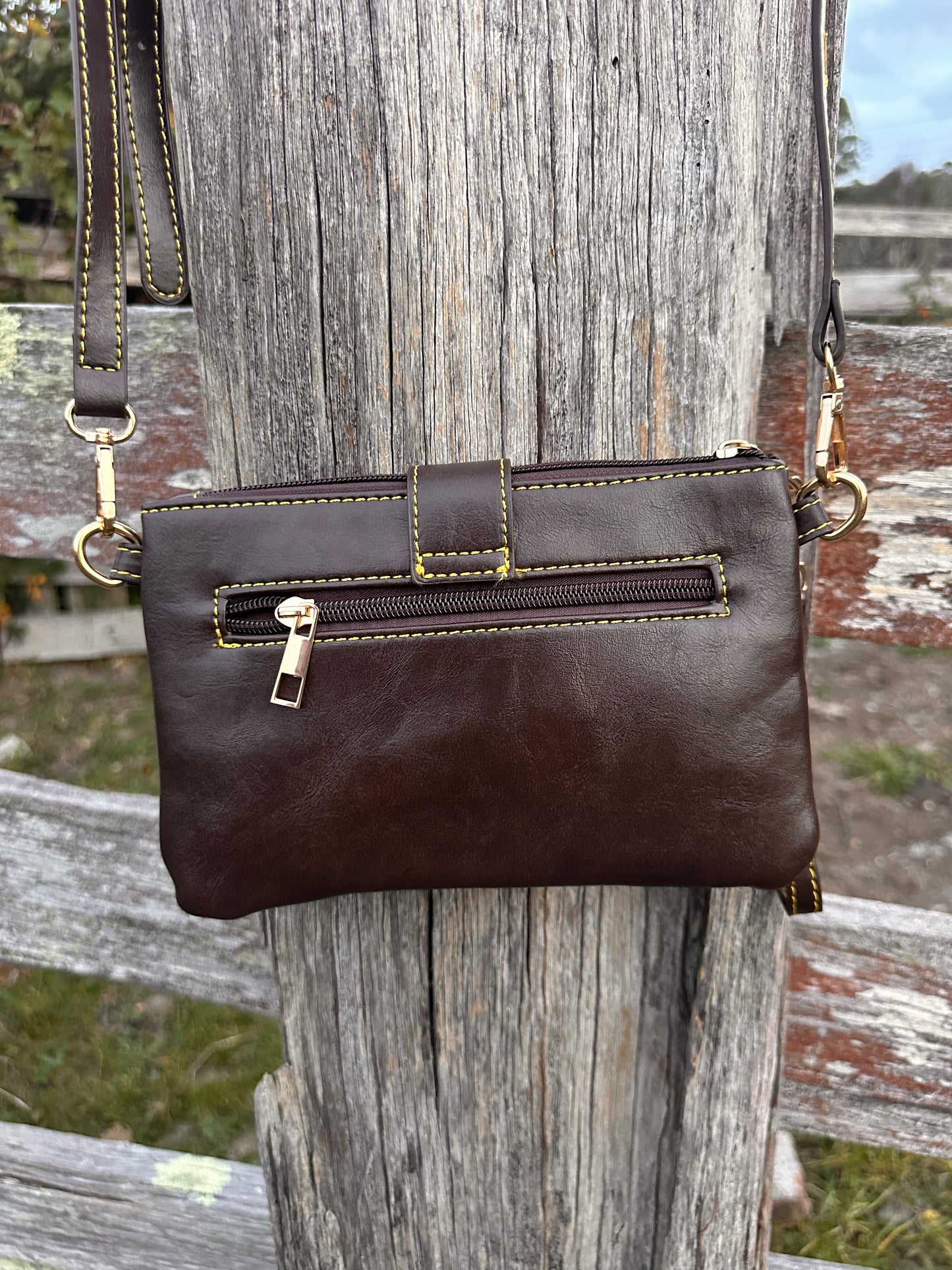 BB’s Country -Turquoise Blue Tooled Handbag