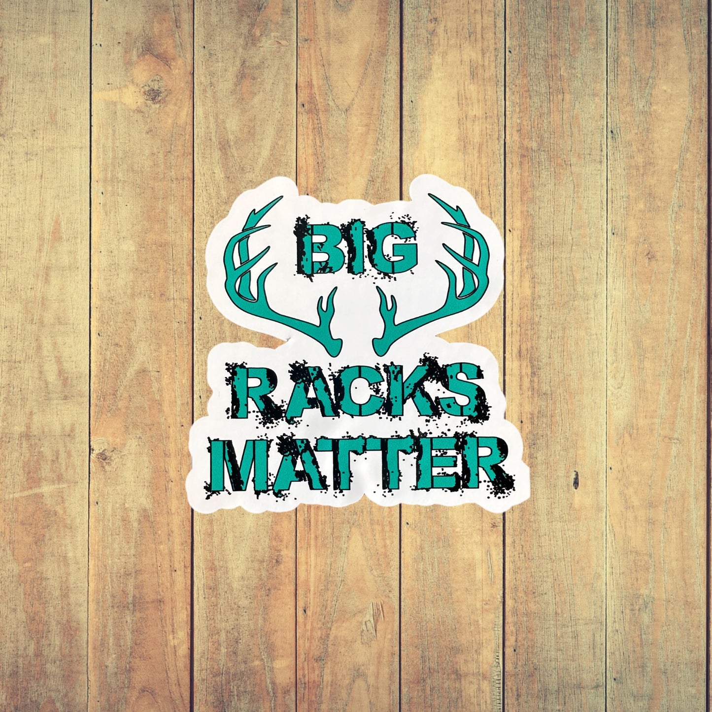 Sticker - Big Racks Matter Turquoise