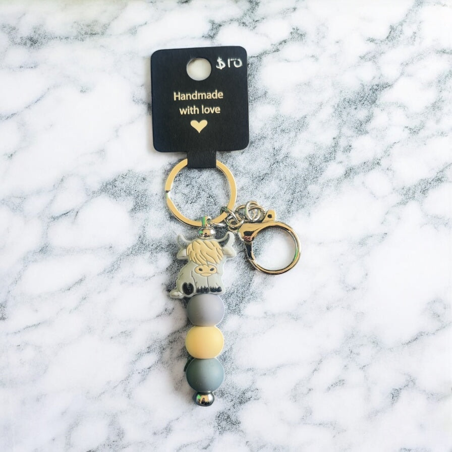 Keyring - Silicone Bead