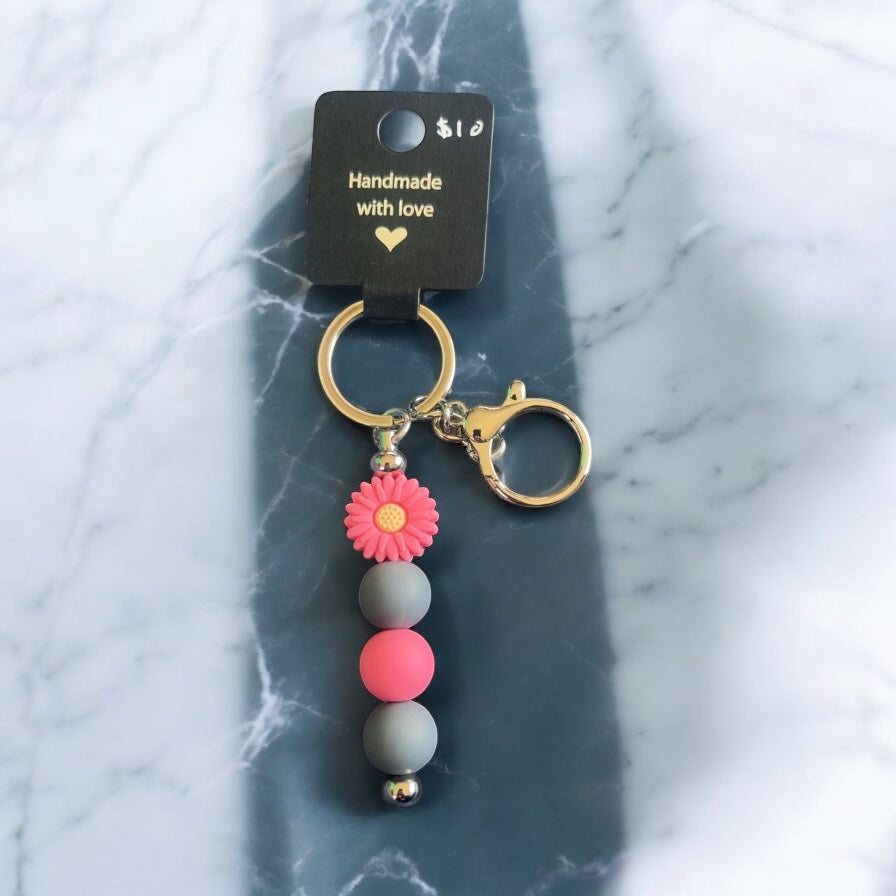 Keyring - Silicone Bead