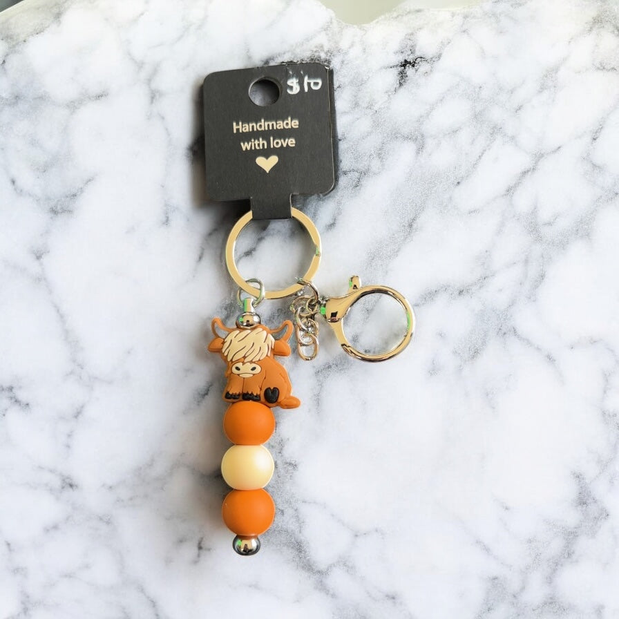 Keyring - Silicone Bead