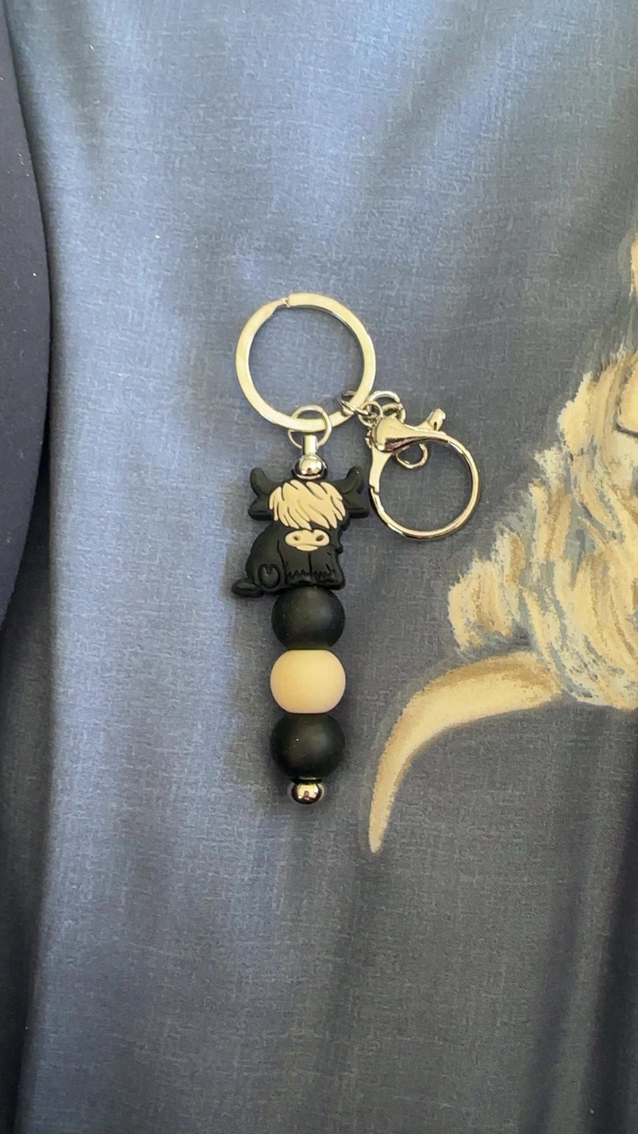 Keyring - Silicone Bead