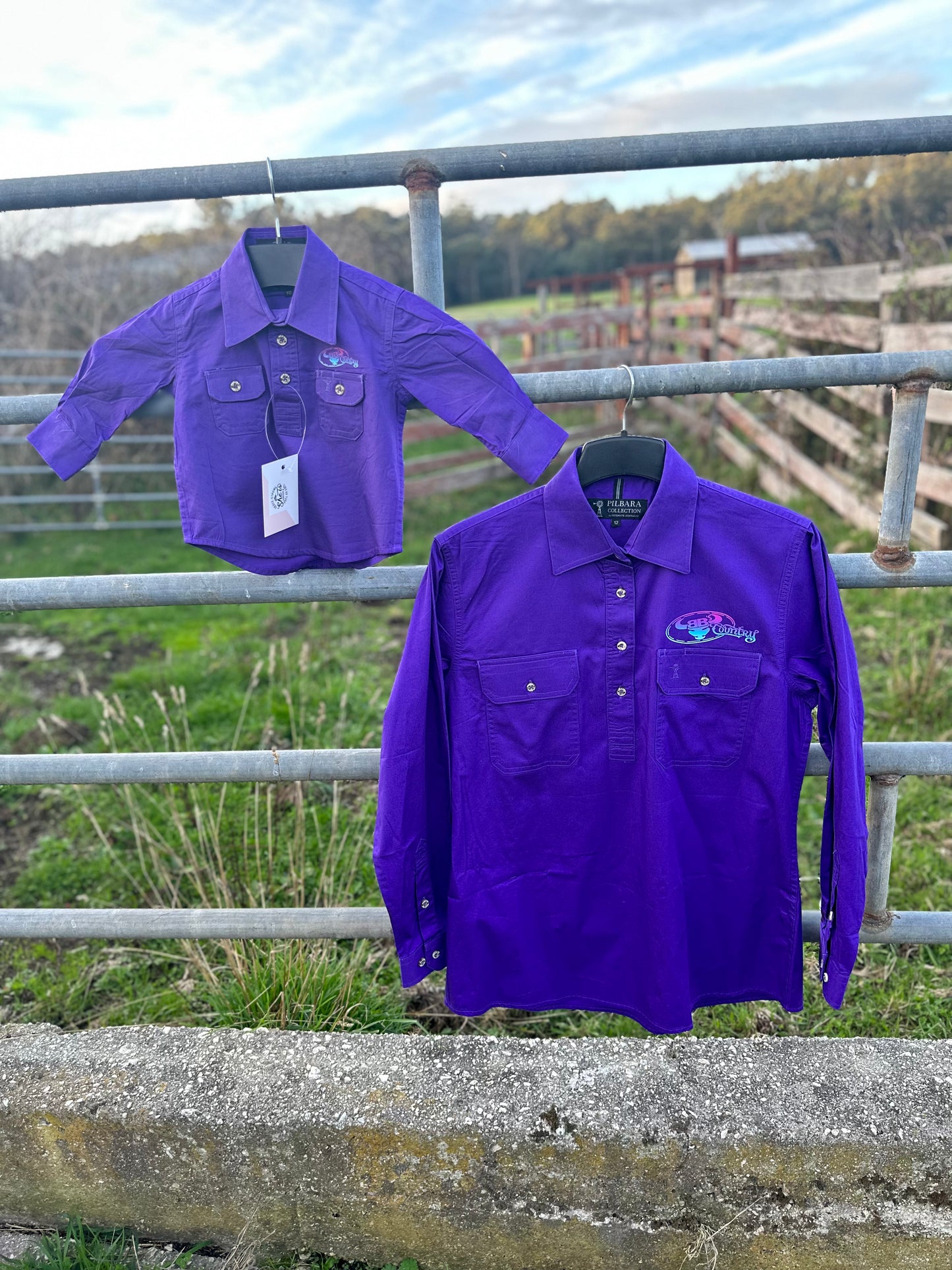 BB’s Country - Purple Gradient Shirt
