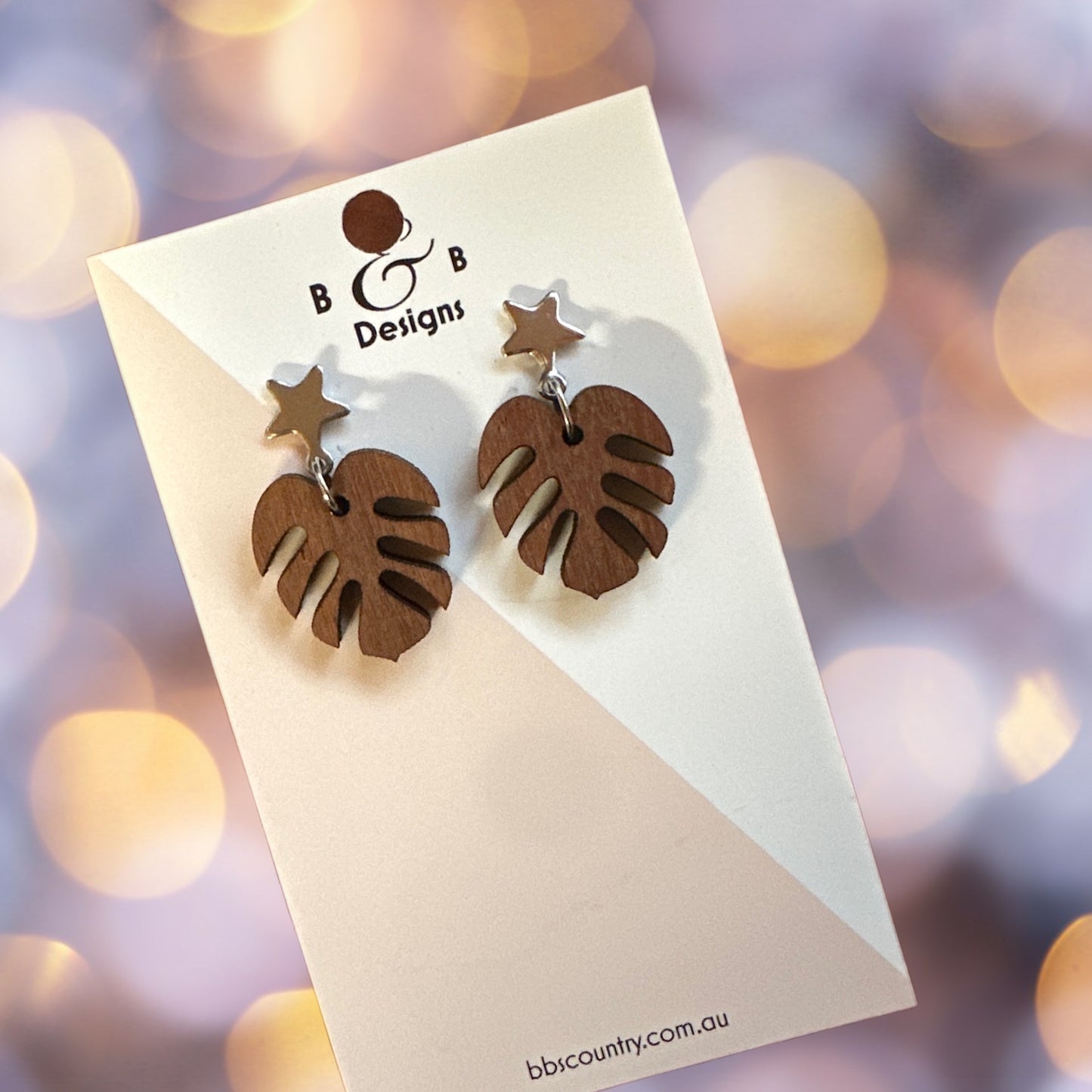 Earring - Monstera Star Stud