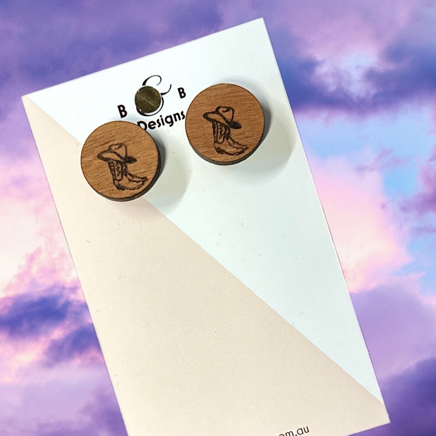 Earring - Western Boot Stud