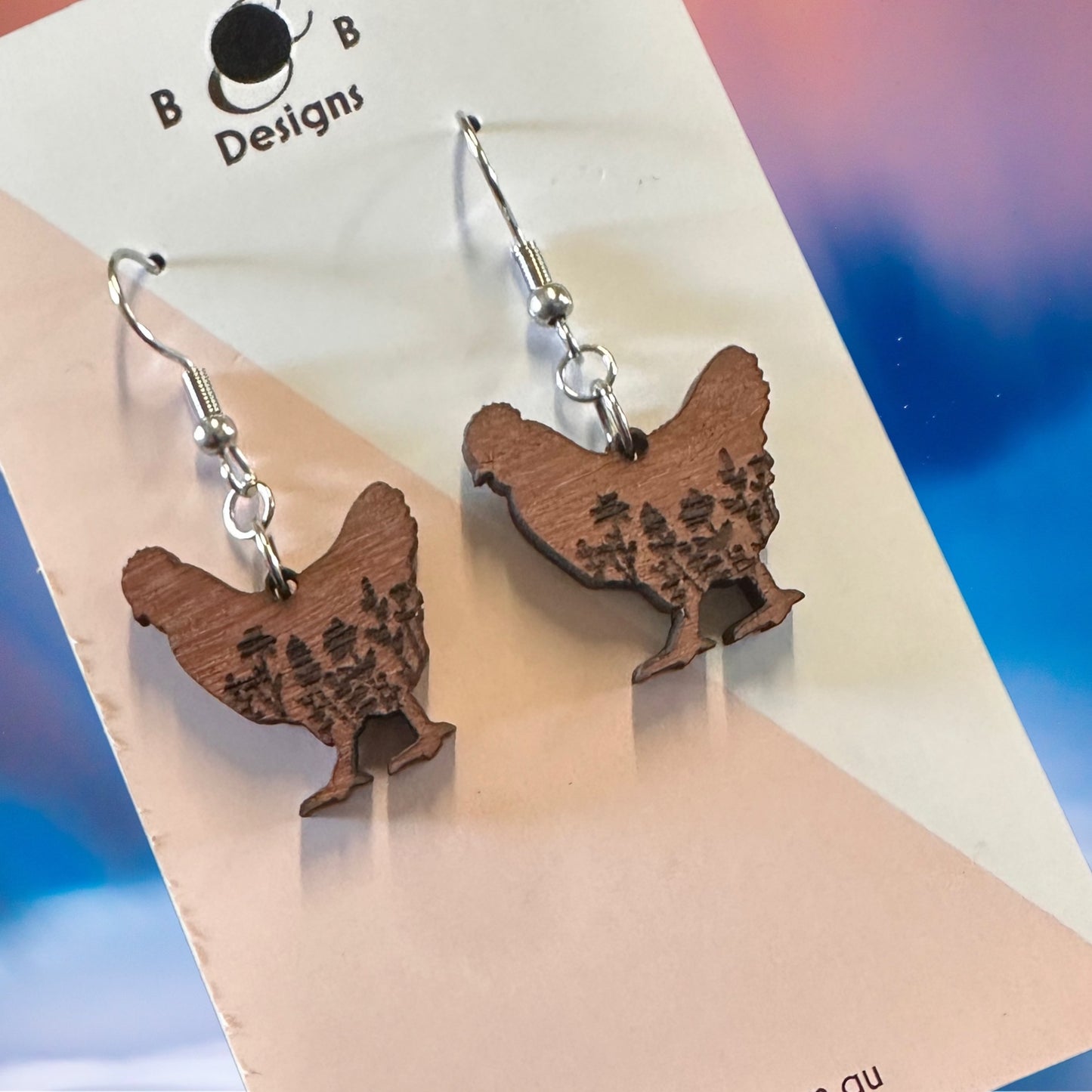 Earring - Chicken Dangle