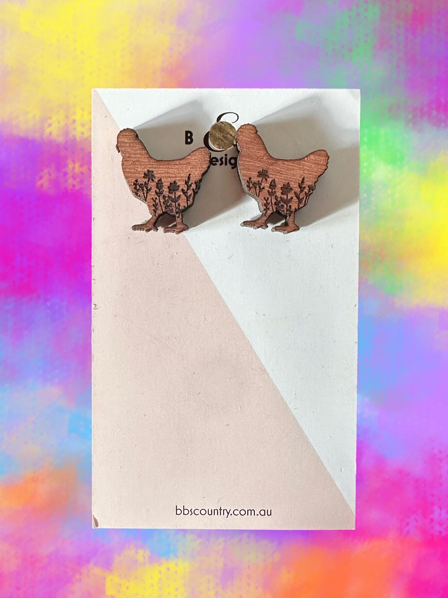 Earring - Chicken Stud