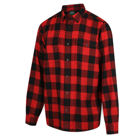 Ridgeline - Organic Check Shirt Red / Black