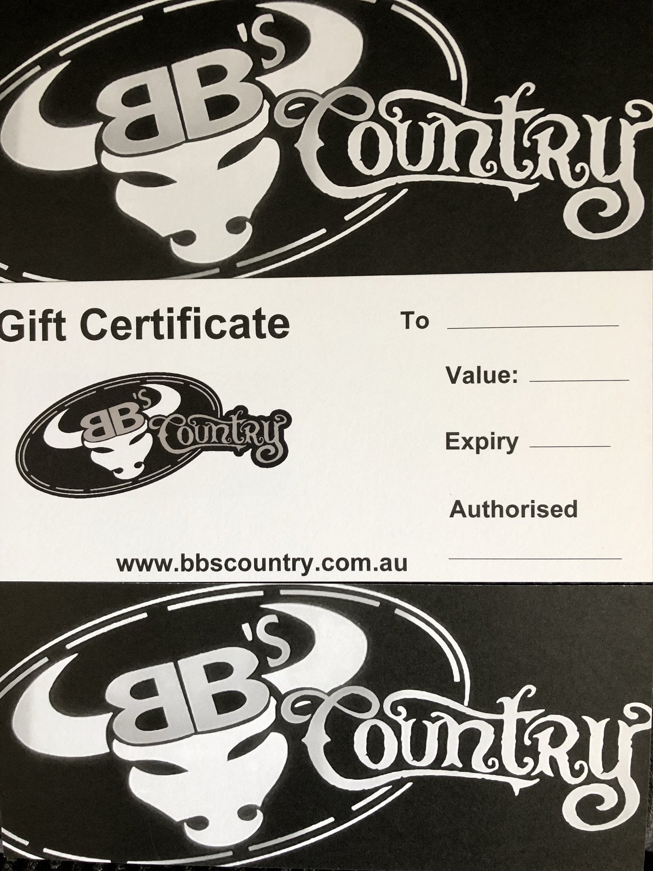 BB's Country Gift Card.