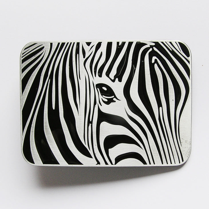 Belt Buckle - Zebra