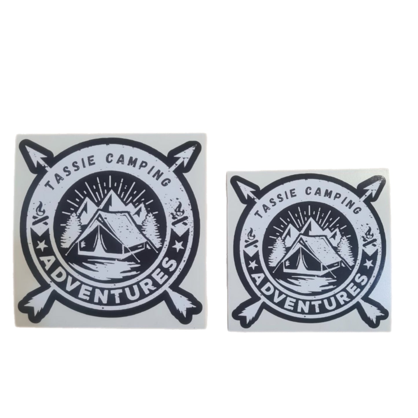 Tassie Camping Adventures Sticker