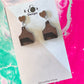 Earring - Cattle Tag Cow Heart