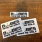 Boobies Make Me Smile Sticker 2 Pack