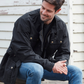 Burke & Wills - Men’s Biker Jacket Black
