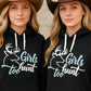BB’s Country - Girls Hunt Too Heavy Weight Hoodie Front Print.