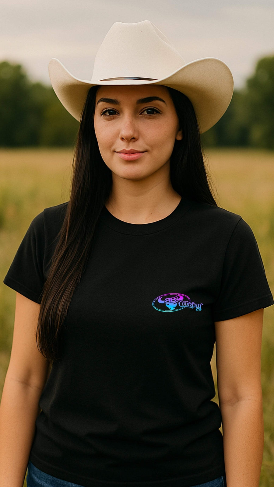 BB’s Country signature - Logo Tee In Gradient