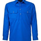 Ritemate - Ladies Cobalt Blue Half Button