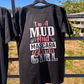 BB’s Country - I’m A Mud & Mascara Kinda Girl Hot Pink & White Print Tee