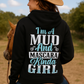 BB’s Country - I’m A Mud & Mascara Kinda Girl Hoodie Aqua & White Print