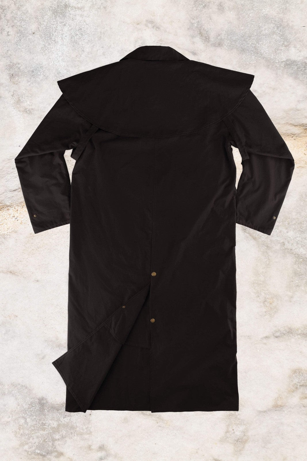 Burke & Wills - Men’s Stockman Long Coat Brown