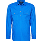 Ritemate - Men's Light Blue Half Button