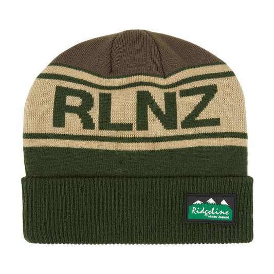 Ridgeline - Knitted Beanie Olive