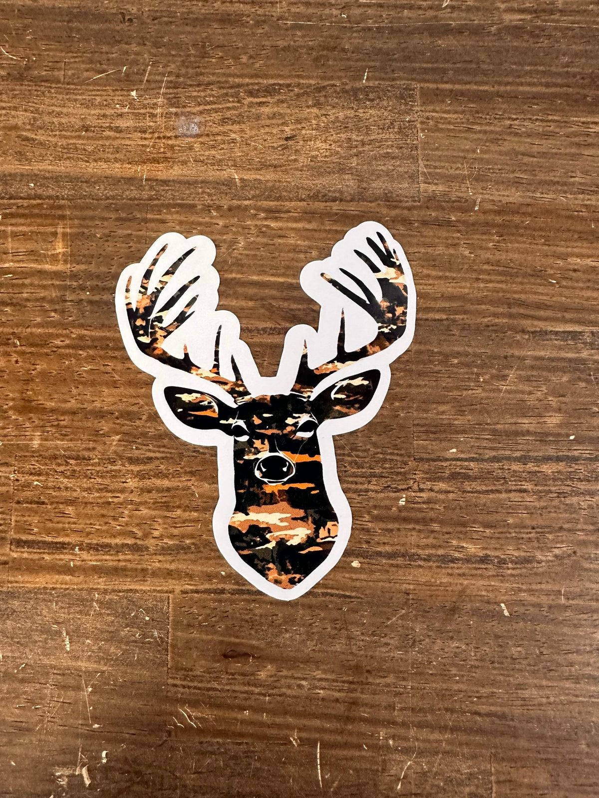 Camo Deer Sticker