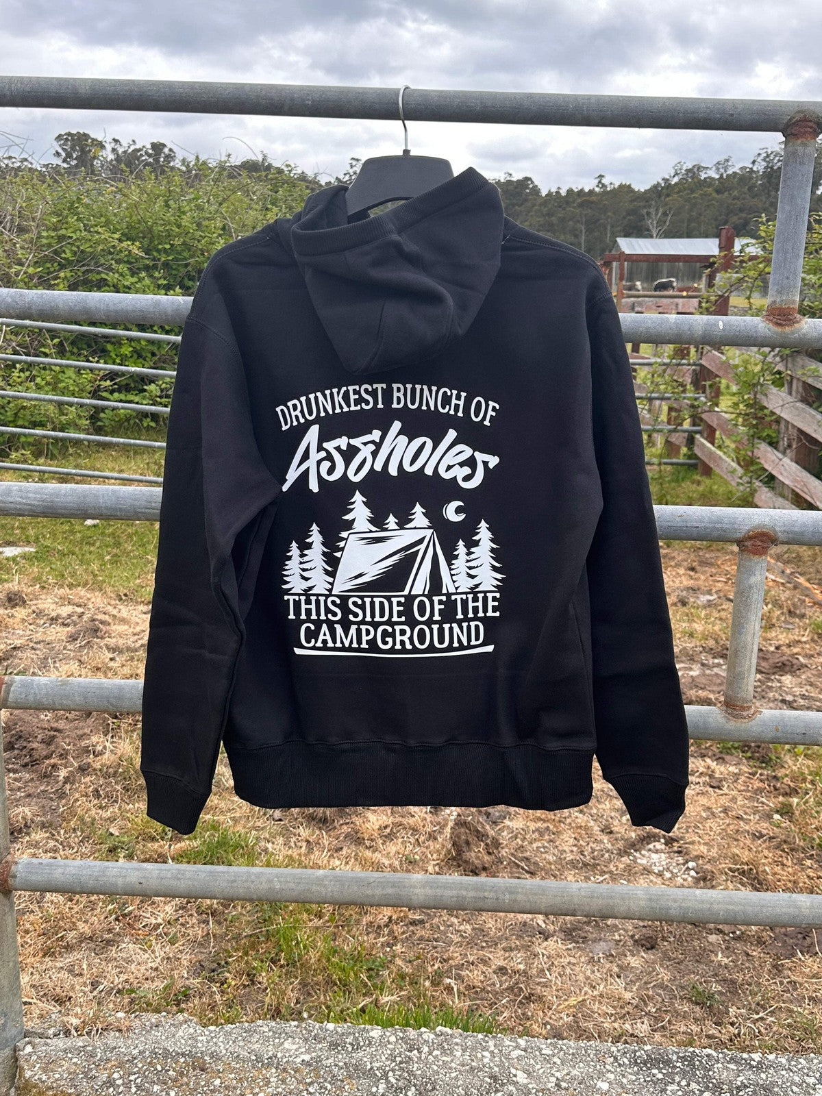BB’s Country- Unisex Heavy Weight Hoodie Drunkest Bunch Of Assholes