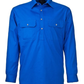 Ritemate - Ladies Cobalt Blue Half Button