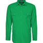 Ritemate - Mens kelly Green Half Button
