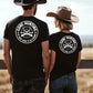 BB’s Country - Gone Hunting Be Back Soon To Go Fishing unisex Tee