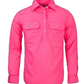 Ritemate - Ladies Hot Pink Half Button