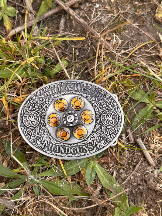 Belt Buckle - Smith & Wesson Spinning